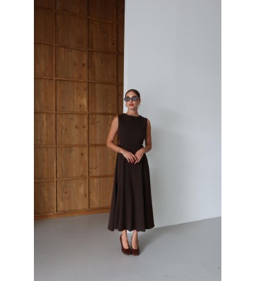 217751 KAHVE ELBİSE ...