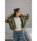217759 KHAKI Mont-Caban Suede fabric