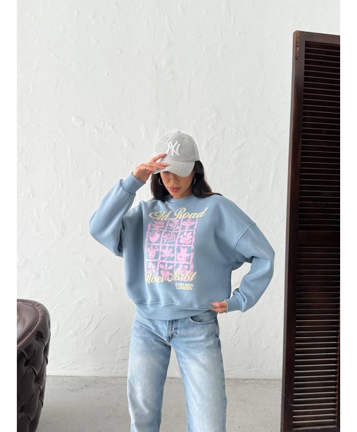 217782 MAVİ SWEAT