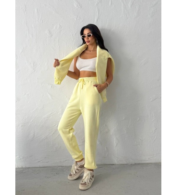217792 SARI EŞOFMAN ALTI ŞARDONLU KUMAŞ