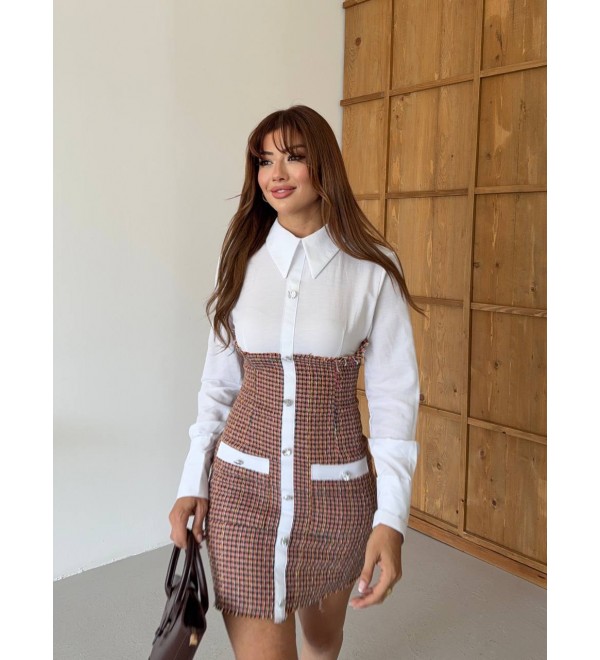 217794 KAZAYAĞI ELBİSE CHANEL KUMAŞ