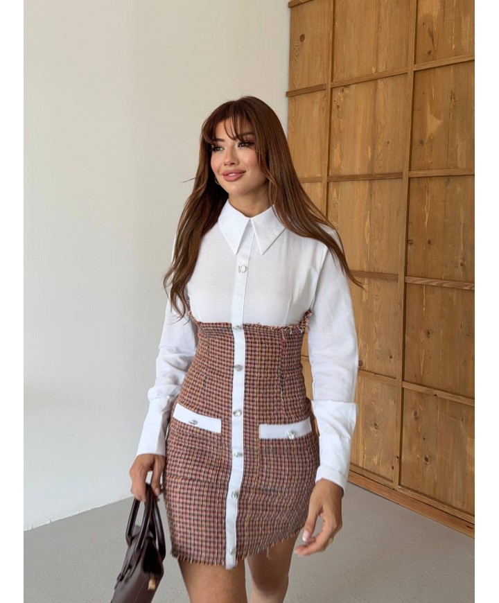 217794 KAZAYAĞI ELBİSE CHANEL KUMAŞ