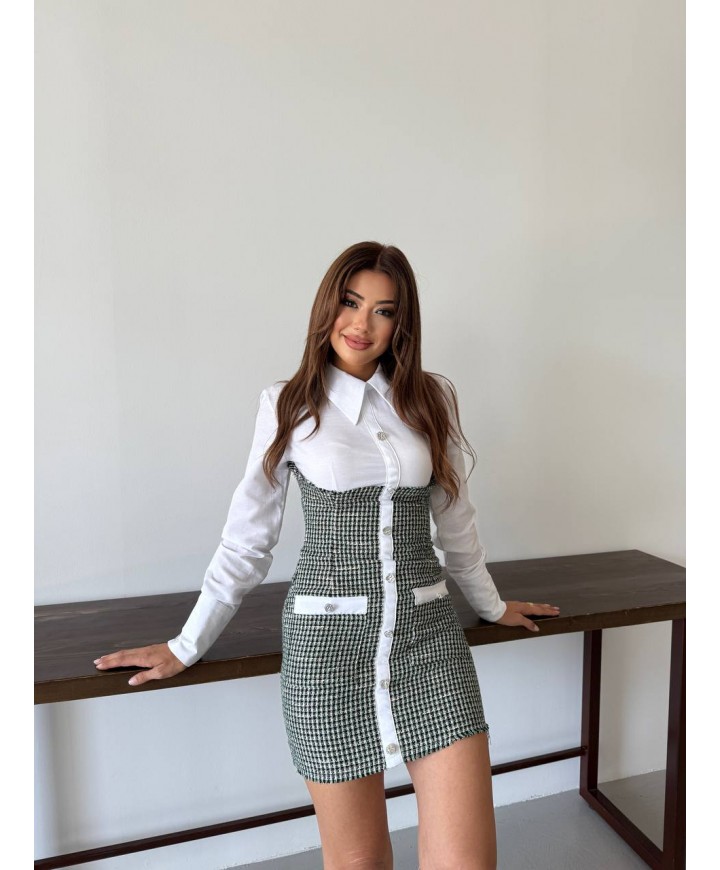 217795 KAZAYAĞI ELBİSE CHANEL KUMAŞ