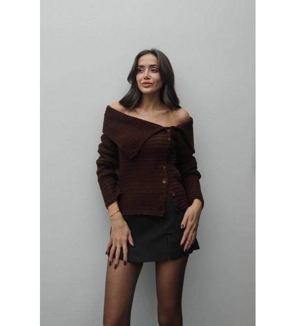 217806 BORDO KAZAK TRİKO