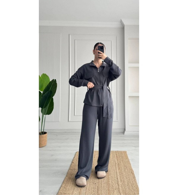 217838 GRİ TAKIM MODAL KUMAŞ