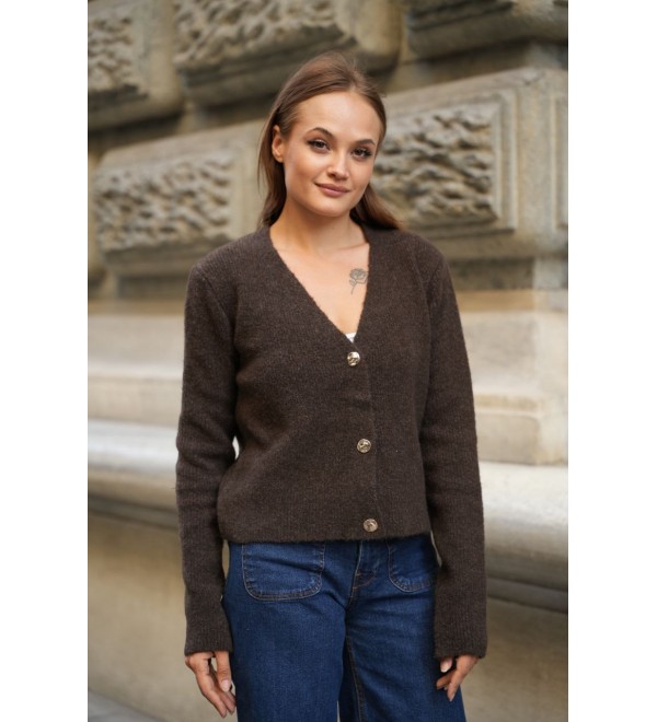 217888 ANTHRACITE CARDIGAN KNITWEAR