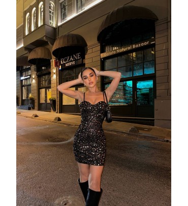 217893 SİYAH ELBİSE...