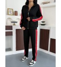 217952 BLACK Tracksuit Team Modal fabric