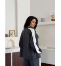217953 GRAY Tracksuit Team Modal fabric
