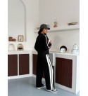 217955 BLACK Tracksuit Team Modal fabric