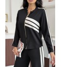 217955 BLACK Tracksuit Team Modal fabric