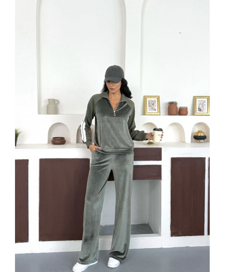 217963 GRİ EŞOFMAN TAKIM MODAL KUMAŞ