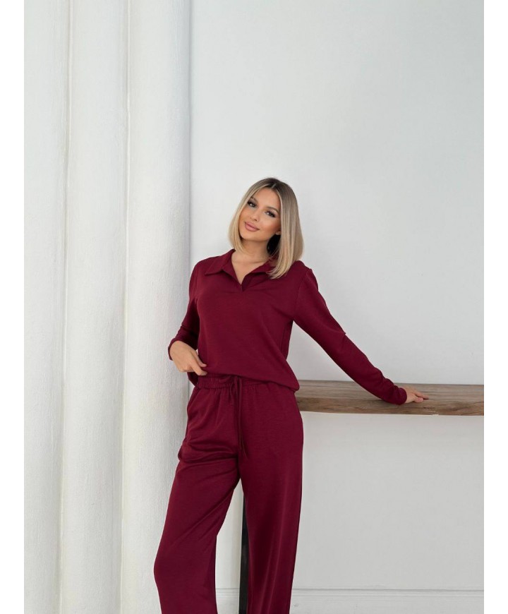 218051 BORDO TAKIM MODAL KUMAŞ