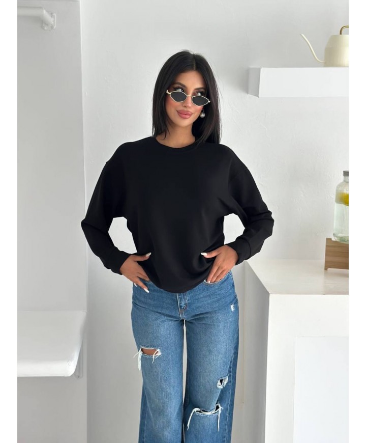 218057 SİYAH SWEAT OYSHO KUMAŞ