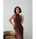 218067 KAHVE ELBİSE
