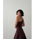 218075 KAHVE ELBİSE
