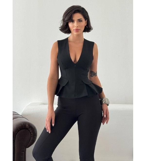 218098 BLACK BLOUSE