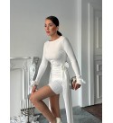 218126 EKRU ELBİSE LİKRA