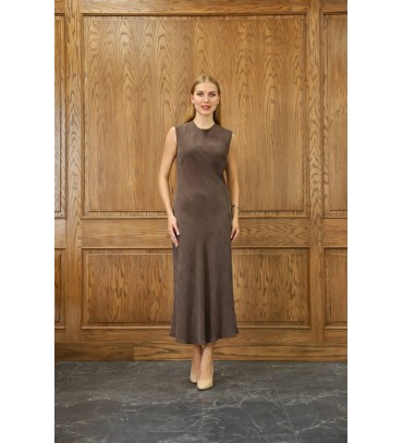 218166 KAHVE ELBİSE...