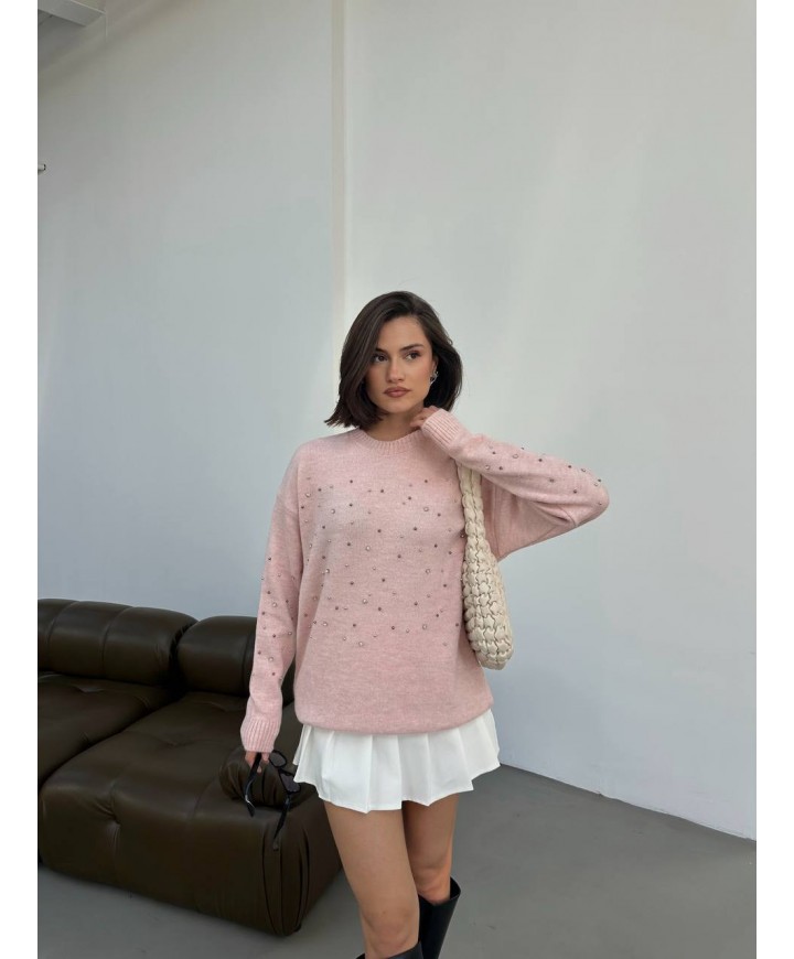 218253 PEMBE KAZAK TRİKO