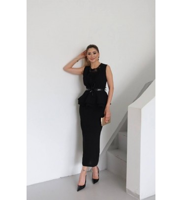 218320 SİYAH ABİYE...