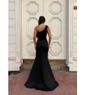 218343 SİYAH ABİYE SCUBA KUMAŞ