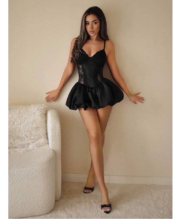 218369 SİYAH ABİYE SATEN KUMAŞ