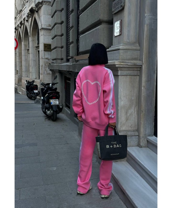 218400 PEMBE EŞOFMAN TAKIM