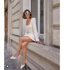 218405 BEYAZ ABİYE CHANEL KUMAŞ