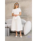 218417 BEYAZ ABİYE CHANEL KUMAŞ