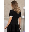 218418 SİYAH ABİYE CHANEL KUMAŞ