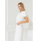 218423 BEYAZ ABİYE CHANEL KUMAŞ
