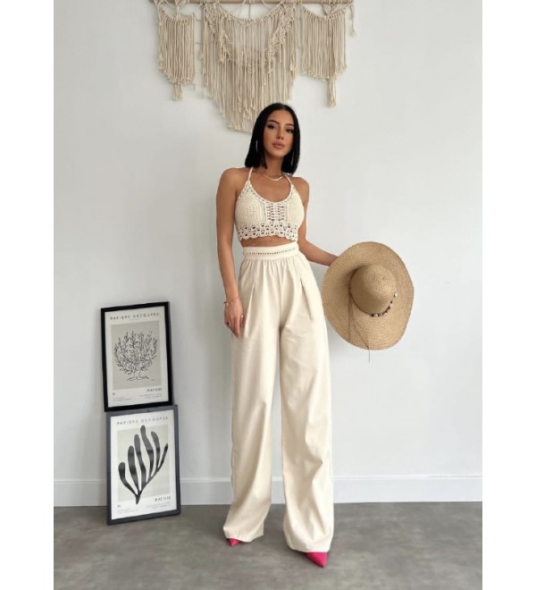 218429 CREAM TROUSERS 