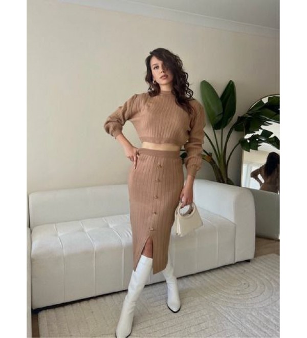 218446 KREM TAKIM TRİKO