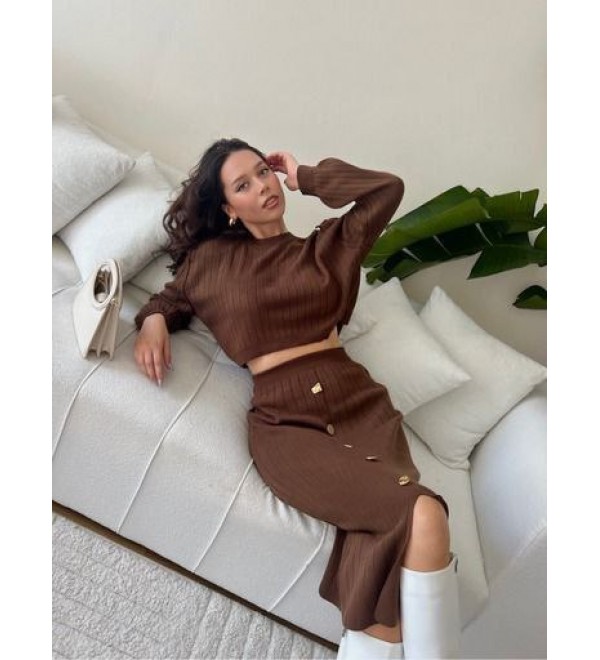 218447 KREM TAKIM TRİKO