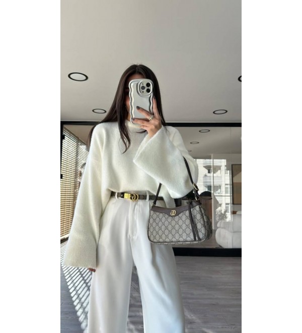 218450 KREM KAZAK TRİKO