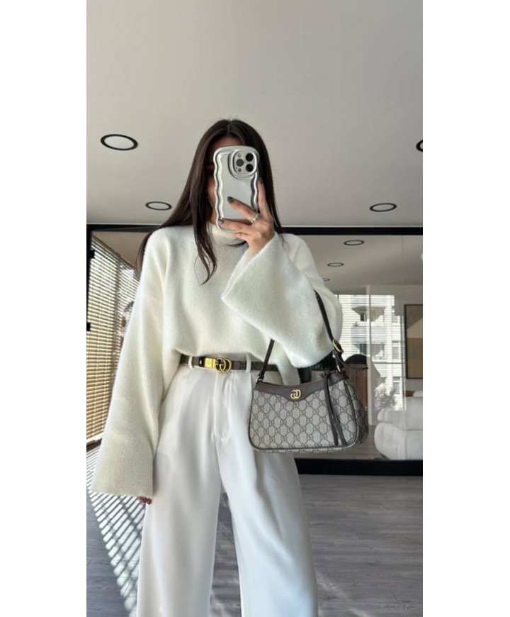 218450 KREM KAZAK TRİKO