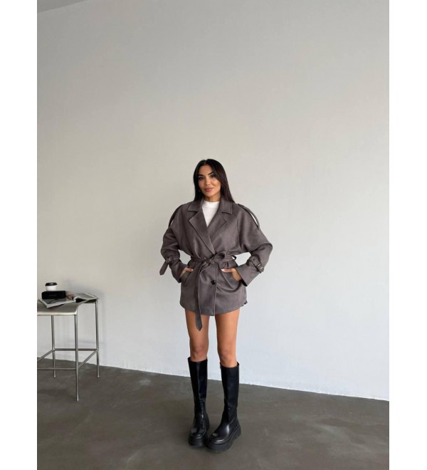218458 GRAY Mont-Caban SUEDE