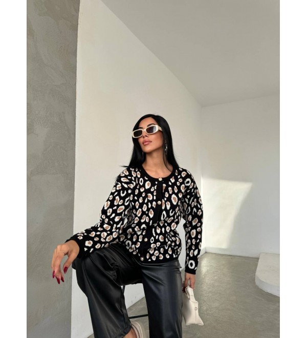 218475 BLACK CARDIGAN KNITWEAR