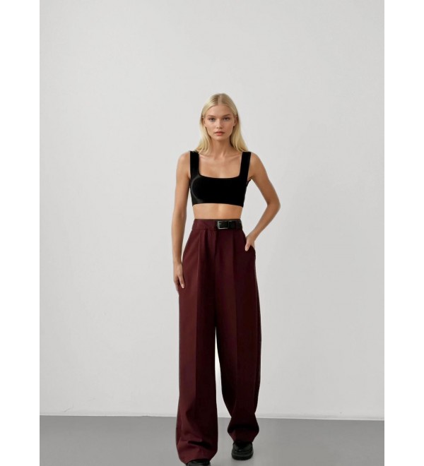 218501 COFFEE TROUSERS