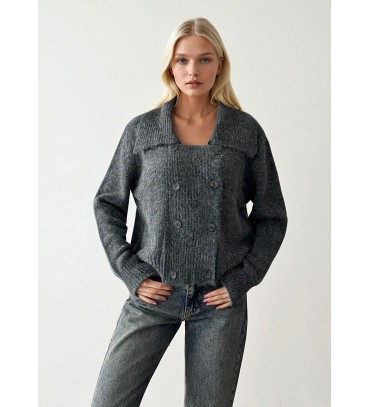 218518 GRİ HIRKA TRİ...