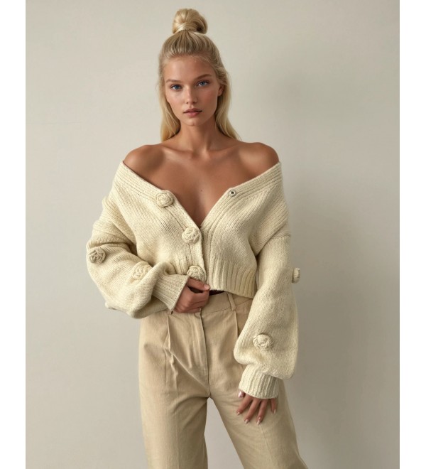 218519 KREM HIRKA TRİKO