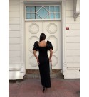 218598 SİYAH ABİYE SCUBA