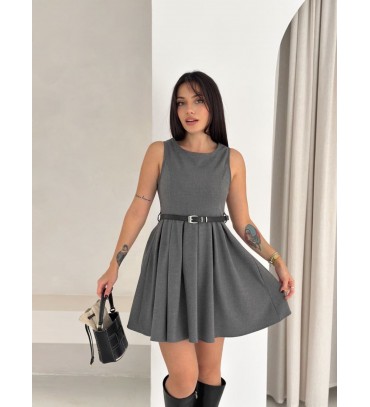 218615 GRİ ELBİSE...