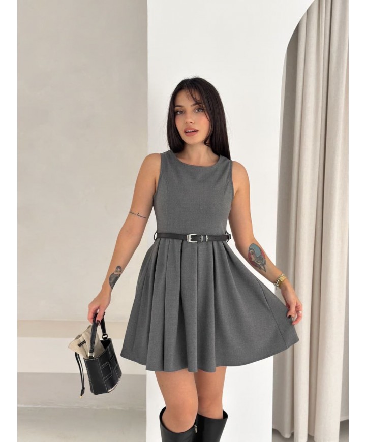218615 GRİ ELBİSE