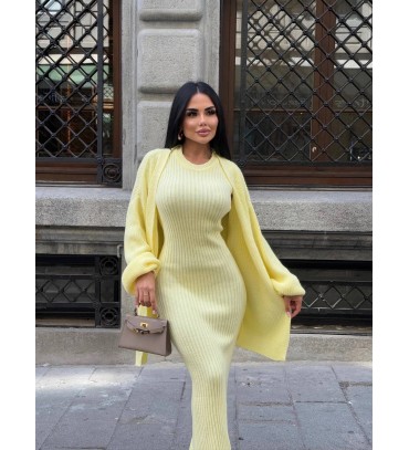 218624 SARI ELBİSE T...