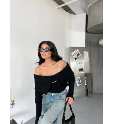 218636 SİYAH KAZAK T...