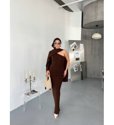 218643 KAHVE ELBİSE ...