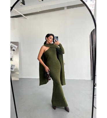 218644 YEŞİL ELBİSE ...