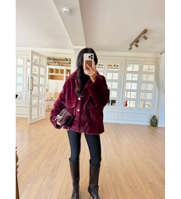 218696 Burgundy Mont-Caban FUR